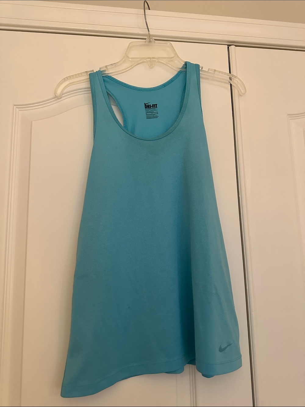 Nike Light Blue Athletic Racerback Tank